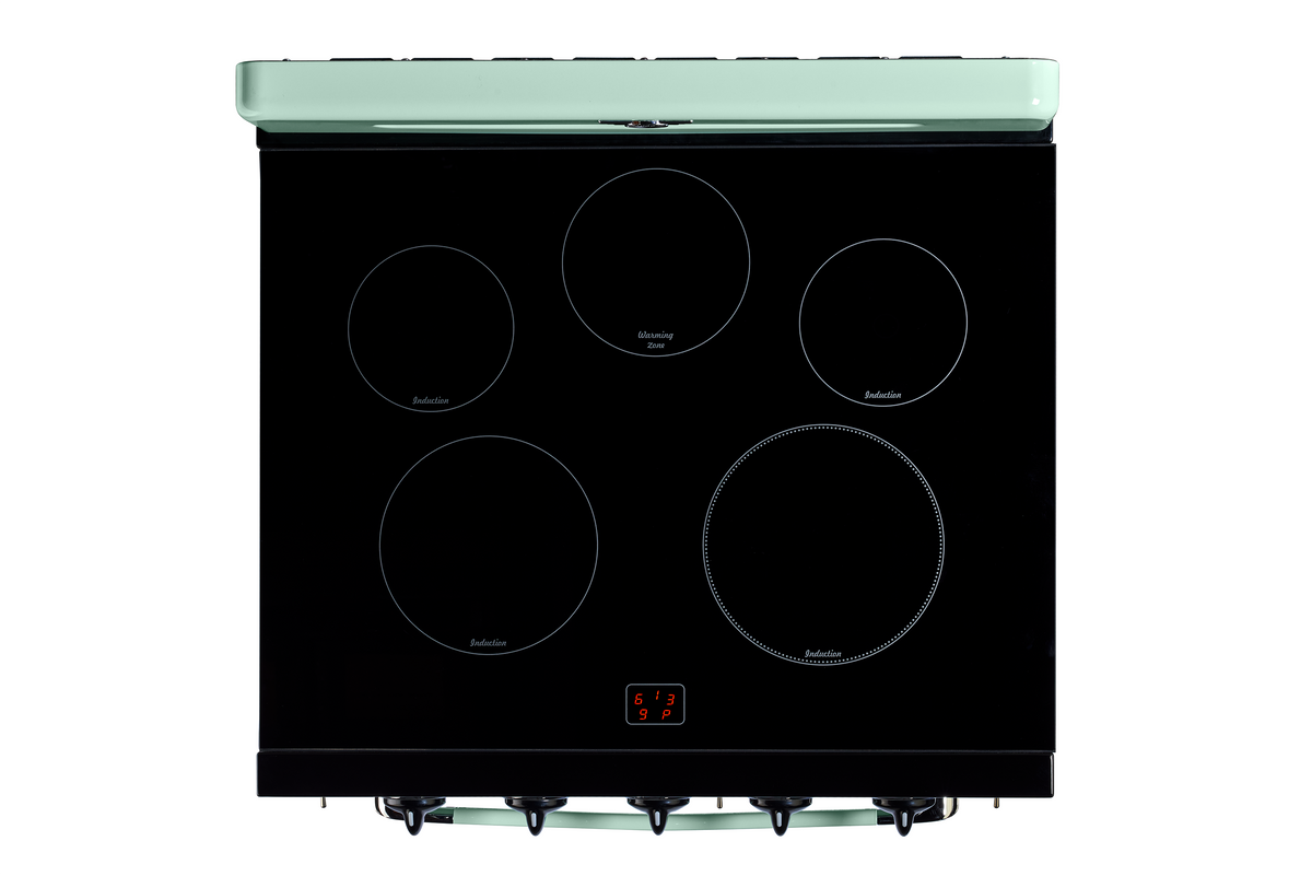 Unique 30' Classic Retro Induction Range Summer Mint Green