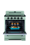 Unique 30' Classic Retro Induction Range Summer Mint Green