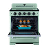 Unique 30' Classic Retro Induction Range Summer Mint Green