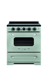 Unique 30' Classic Retro Induction Range Summer Mint Green