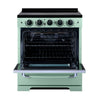 Unique 30' Classic Retro Induction Range Summer Mint Green