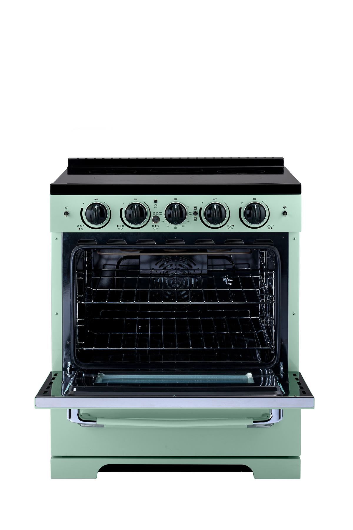 Unique 30' Classic Retro Induction Range Summer Mint Green