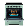 Unique 30' Classic Retro Induction Range Summer Mint Green