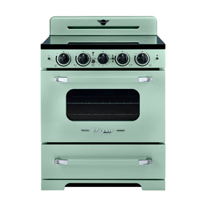 Unique 30' Classic Retro Induction Range Summer Mint Green