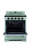 Unique 30' Classic Retro Induction Range Summer Mint Green