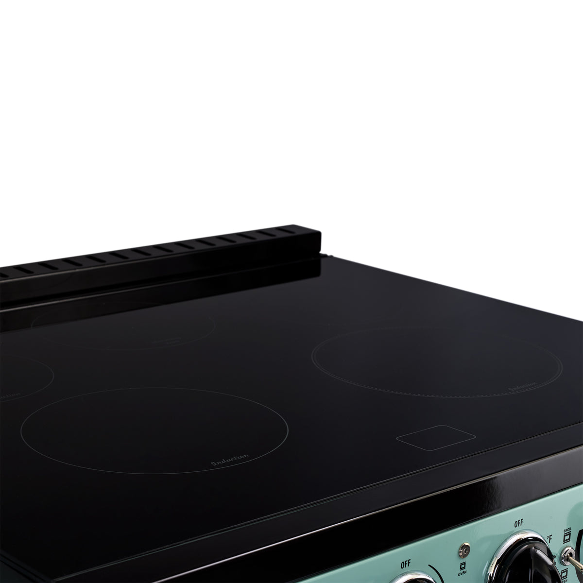 Unique 30' Classic Retro Induction Range Ocean Mist Turquoise