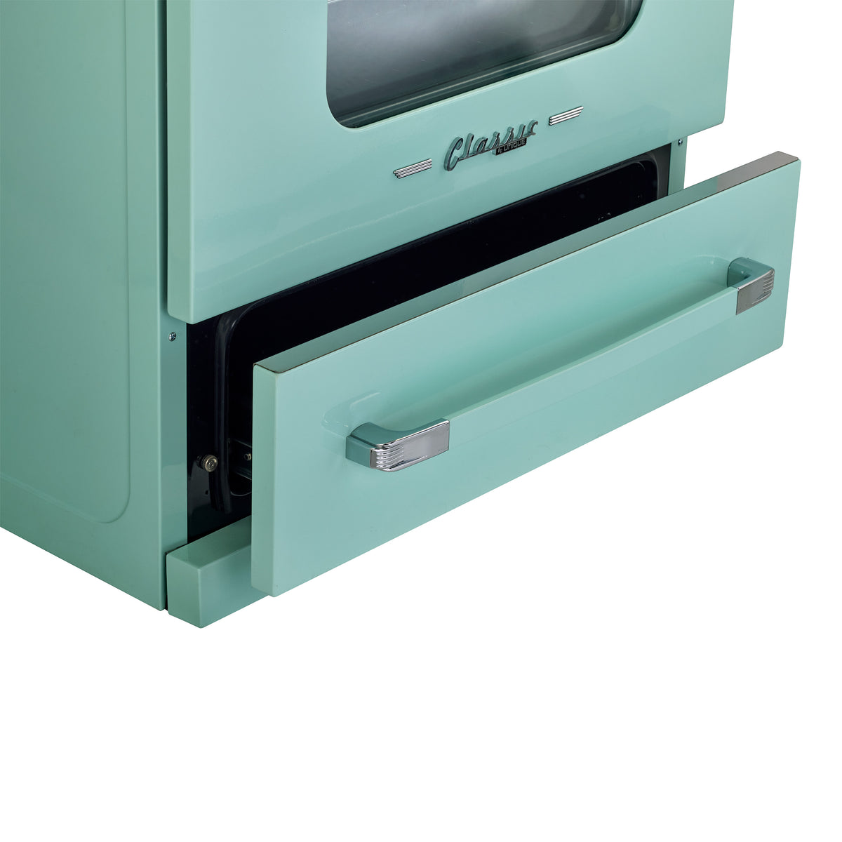 Unique 30' Classic Retro Induction Range Ocean Mist Turquoise
