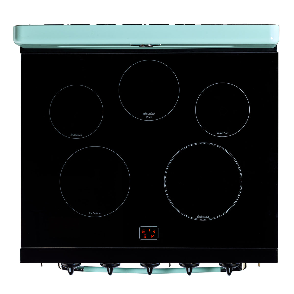 Unique 30' Classic Retro Induction Range Ocean Mist Turquoise