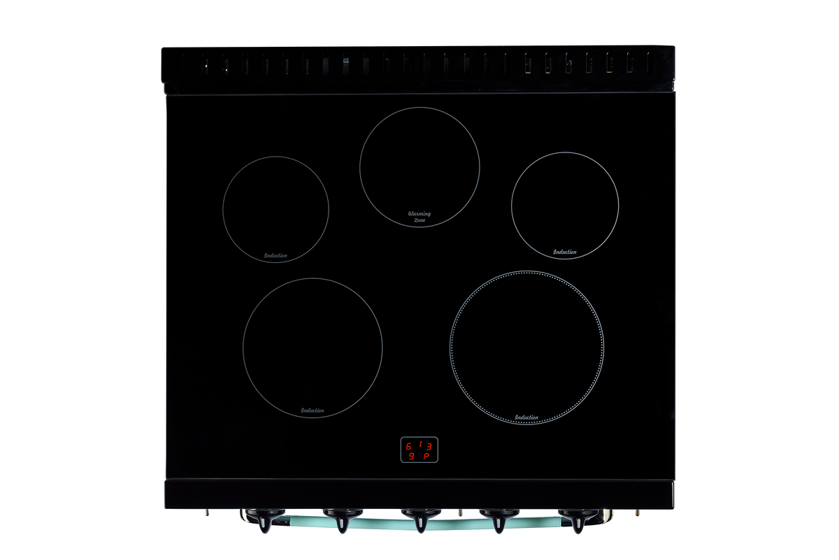 Unique 30' Classic Retro Induction Range Ocean Mist Turquoise