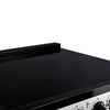 Unique 30' Classic Retro Induction Range Marshmallow White