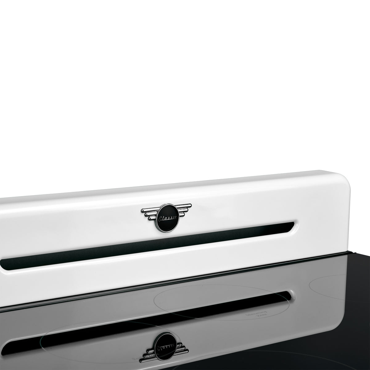 Unique 30' Classic Retro Induction Range Marshmallow White
