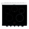 Unique 30' Classic Retro Induction Range Marshmallow White