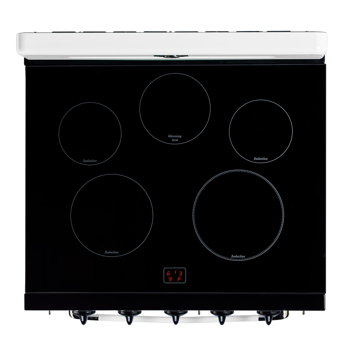 Unique 30' Classic Retro Induction Range Marshmallow White