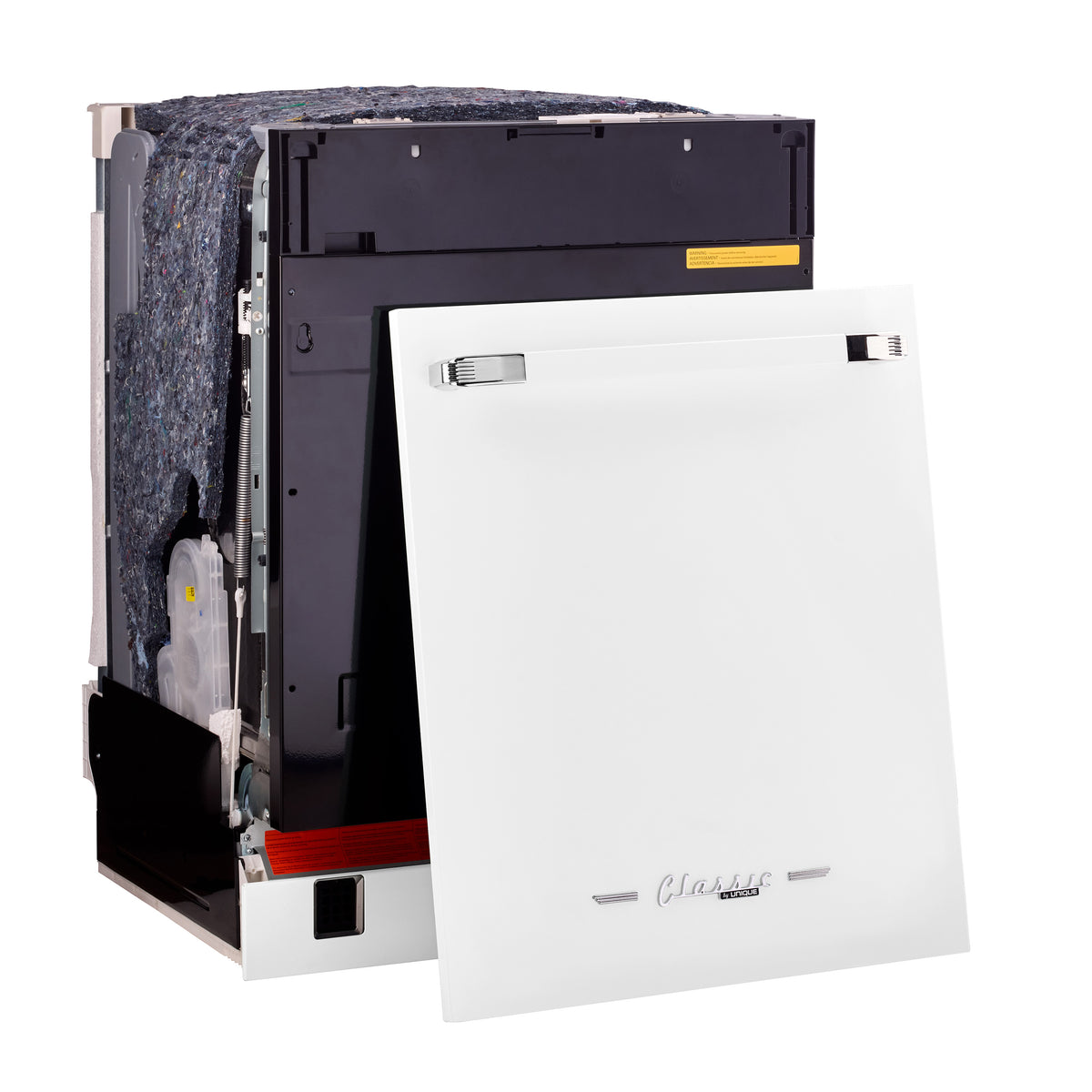 Classic RetroLuxe Dishwasher Panel Ready White