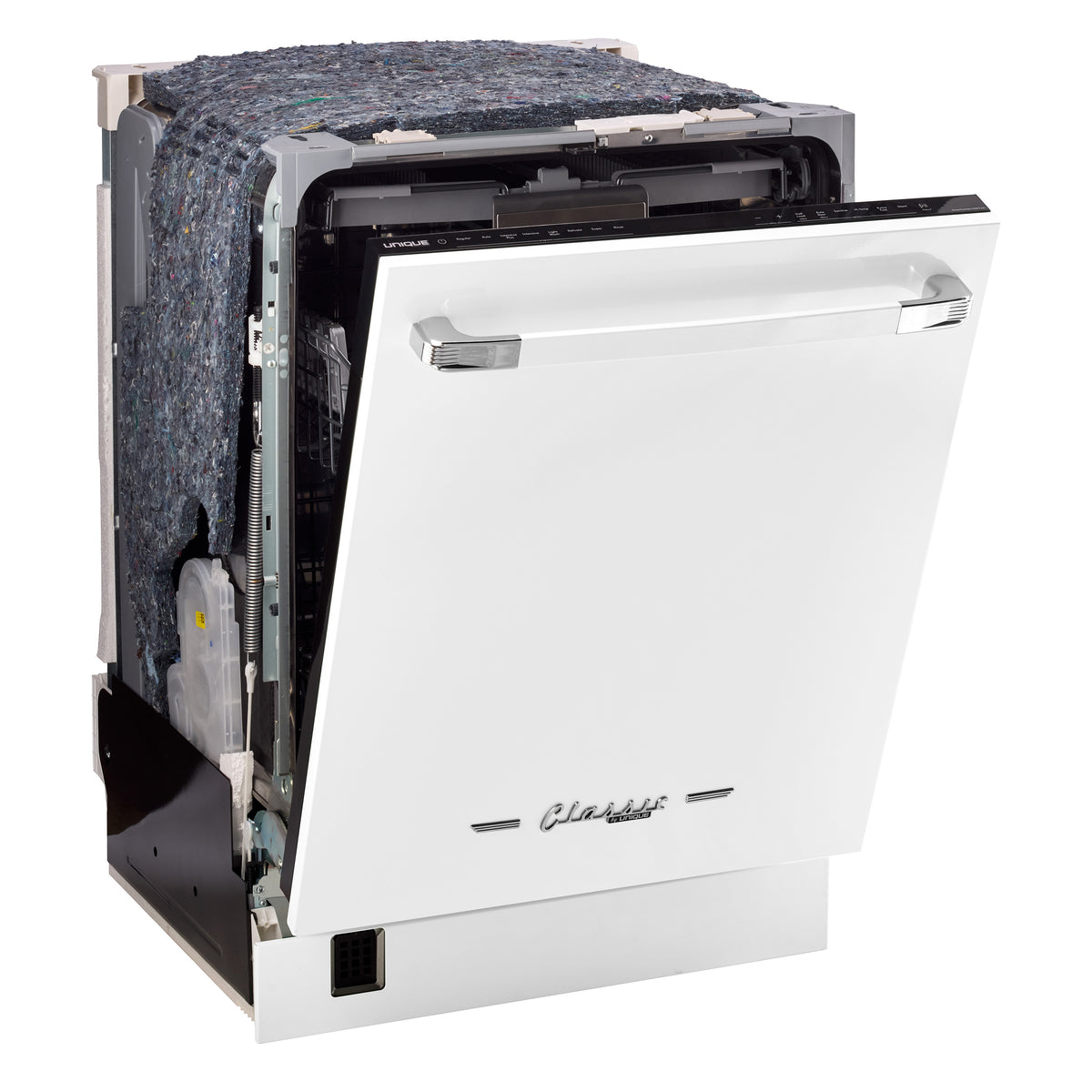 Classic RetroLuxe Dishwasher Panel Ready White