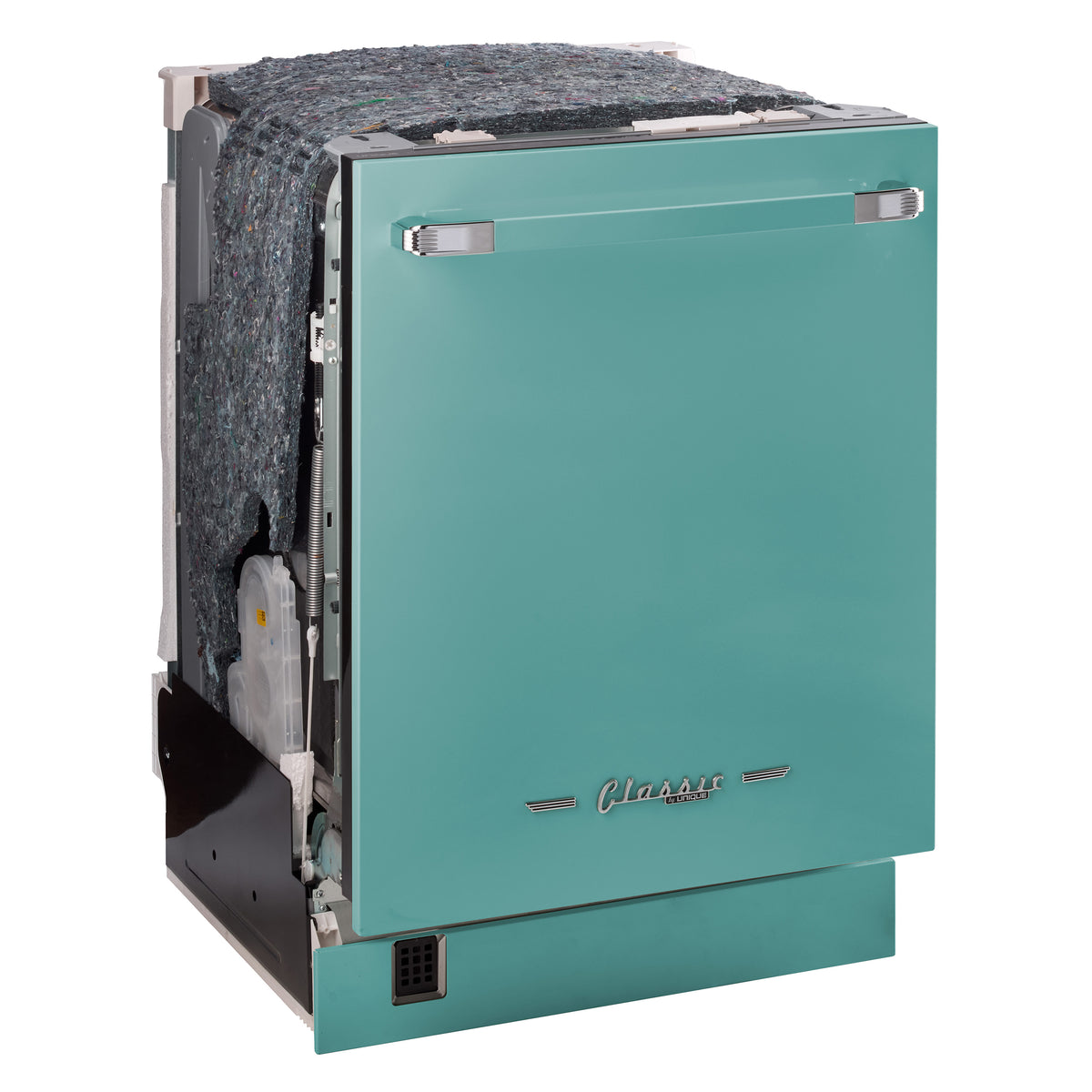 Classic RetroLuxe Dishwasher Panel Ready Ocean Mist Turquoise