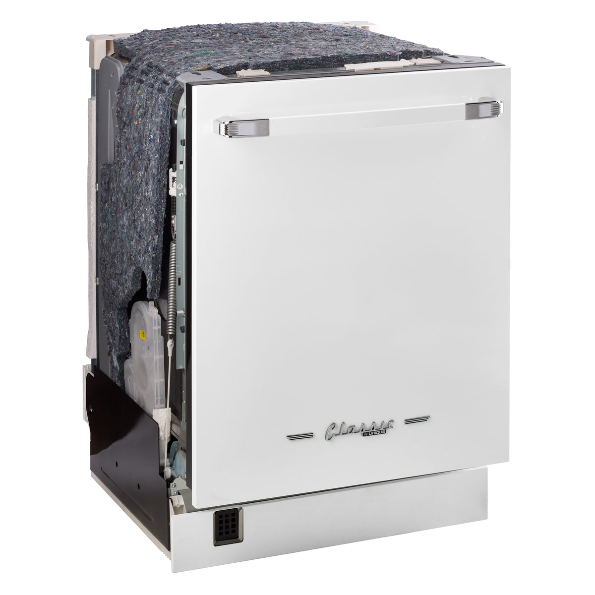 Classic RetroLuxe Dishwasher Panel Ready White