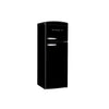 Classic Retro 7.5 cu.ft. Top Mount Refrigerator in Midnight Black
