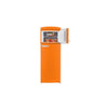 Classic Retro 7.5 cu.ft. Top Mount Refrigerator in  Creamsicle Orange
