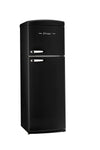 Unique 310L Matte Black Top Mount Refrigerator