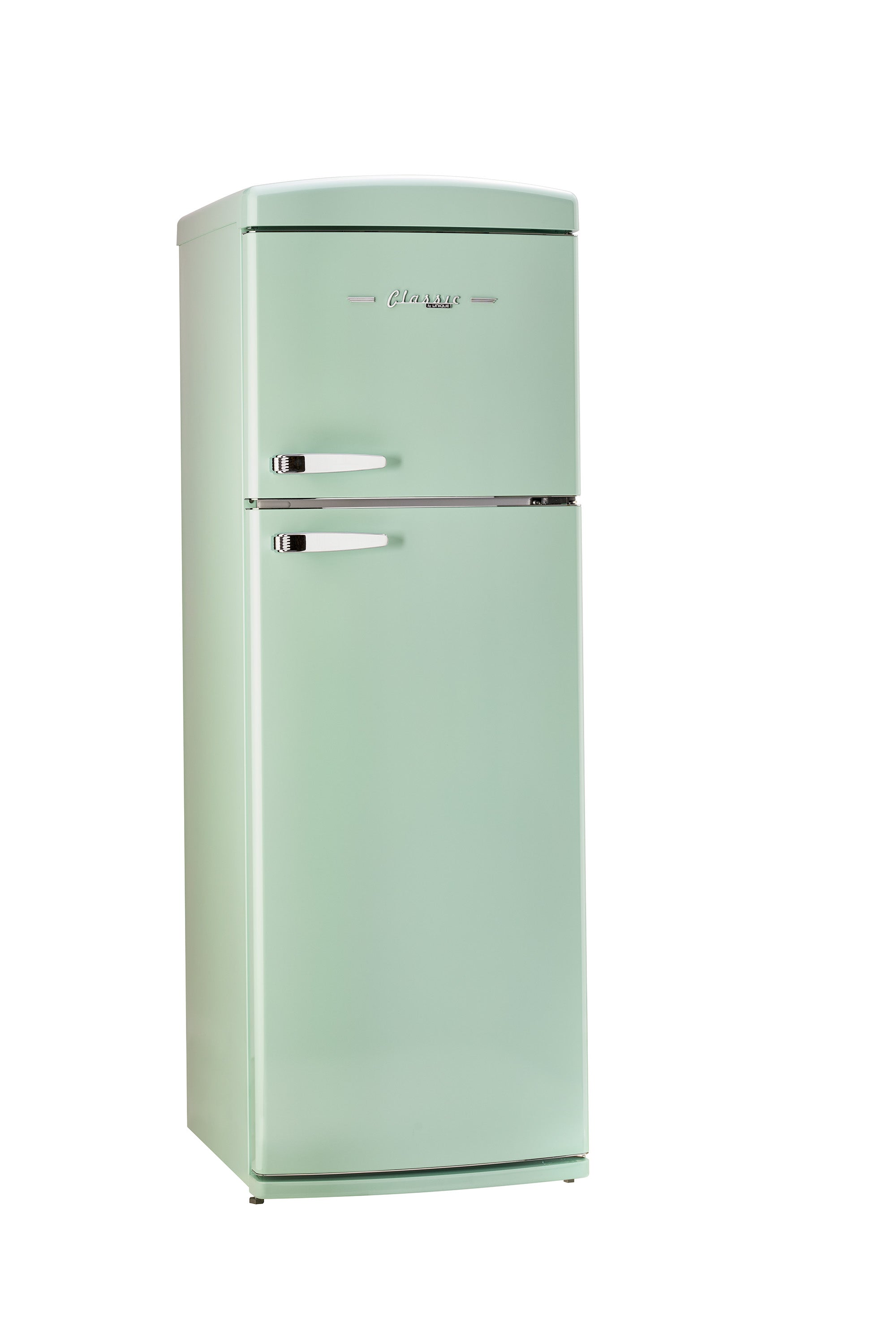Unique 310L Summer Mint Green Top Mount Refrigerator – Unique