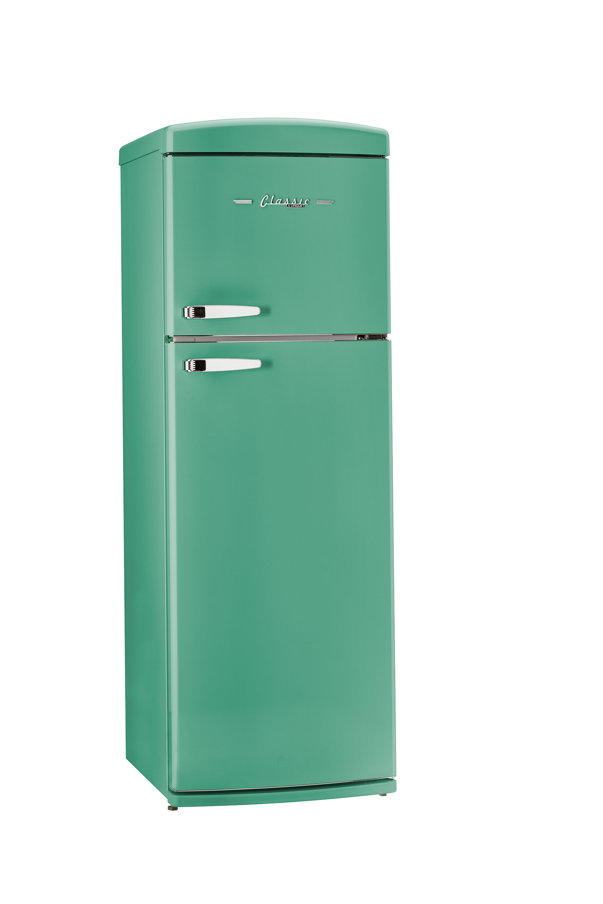 Unique 310L Ocean Mist Turquoise Top Mount Refrigerator – Unique