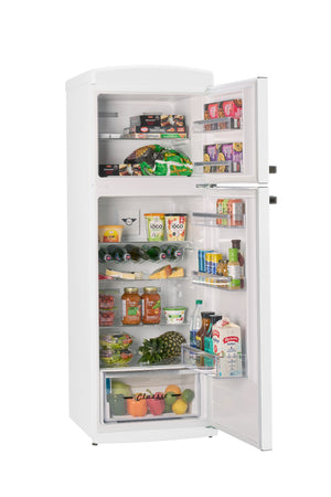 Unique 310L Marshmallow White Top Mount Refrigerator