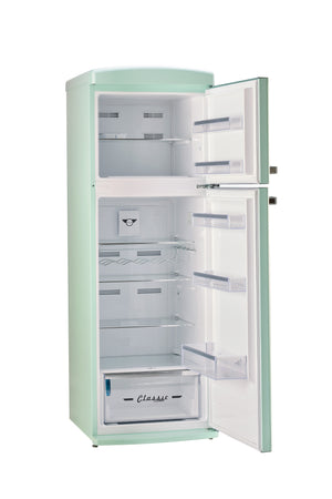 Unique 310L Summer Mint Green Top Mount Refrigerator