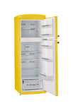 Unique 310L Canary Yellow Top Mount Refrigerator