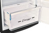 Unique 310L Matte Black Top Mount Refrigerator