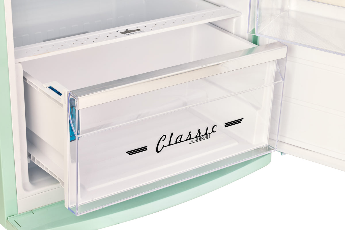 Unique 310L Summer Mint Green Top Mount Refrigerator