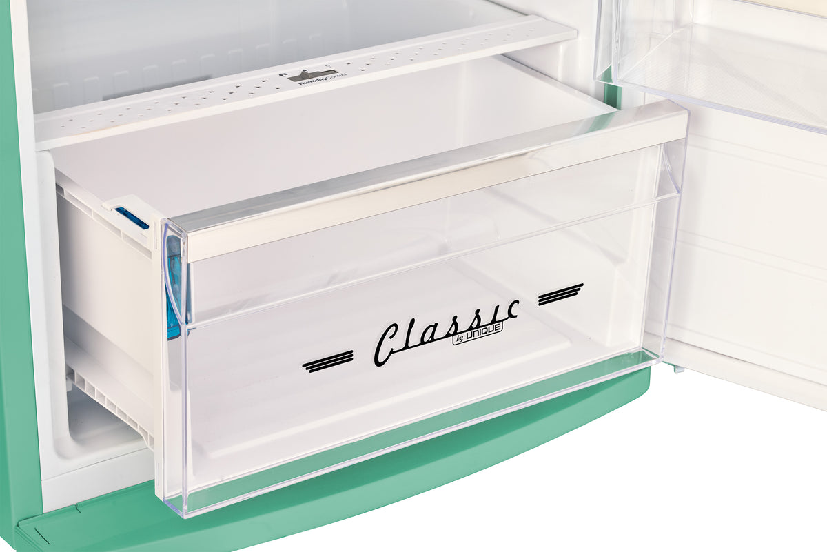 Unique 310L Ocean Mist Turquoise Top Mount Refrigerator