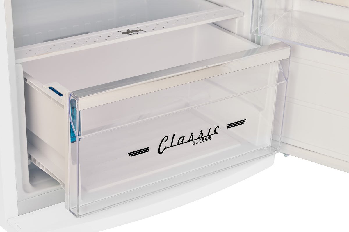 Unique 310L Marshmallow White Top Mount Refrigerator