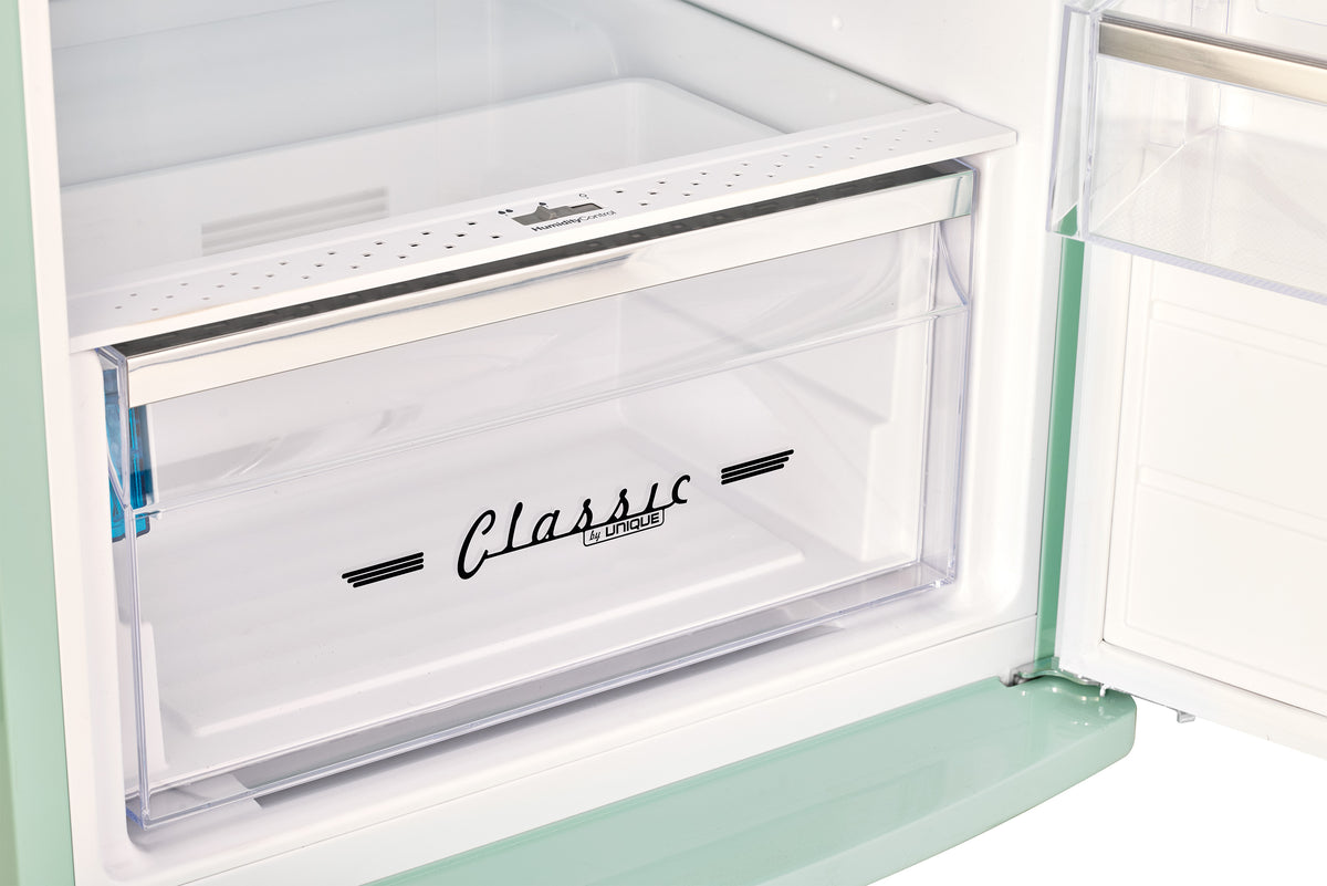 Unique 310L Summer Mint Green Top Mount Refrigerator