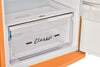 Unique 310L Creamsicle Orange Top Mount Refrigerator