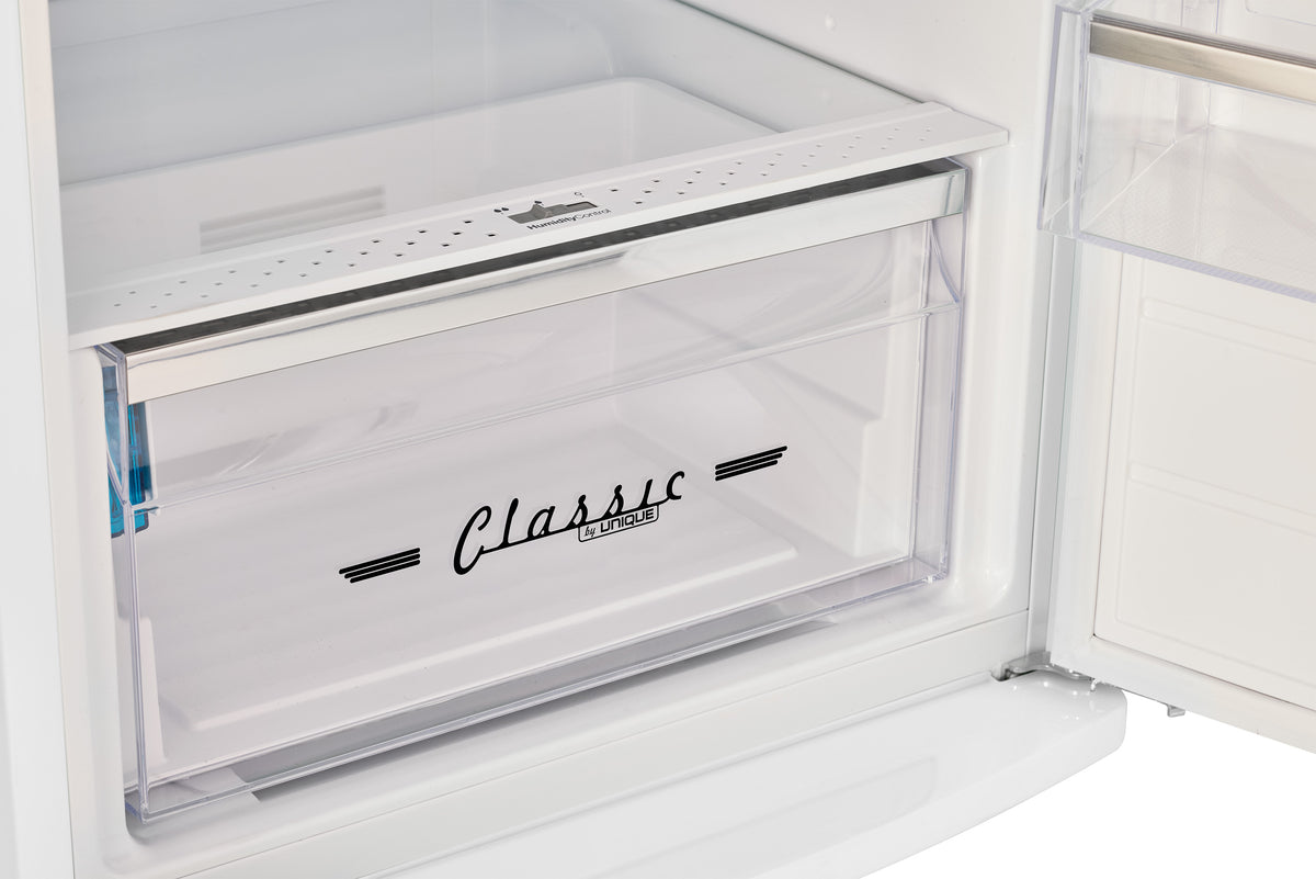 Unique 310L Marshmallow White Top Mount Refrigerator