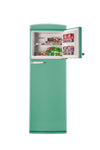 Unique 310L Ocean Mist Turquoise Top Mount Refrigerator