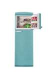 Unique 310L Ocean Mist Turquoise Top Mount Refrigerator