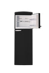 Unique 310L Matte Black Top Mount Refrigerator