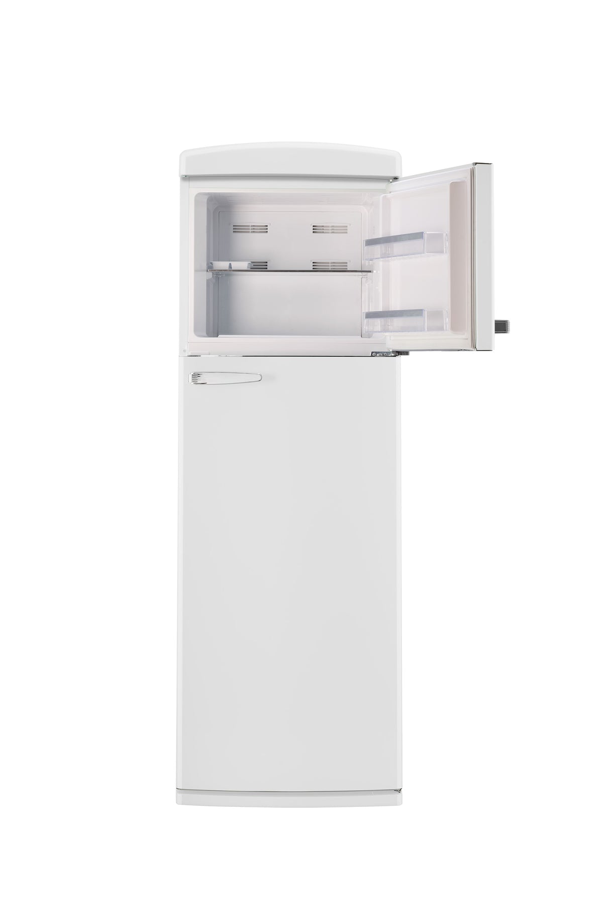 Unique 310L Marshmallow White Top Mount Refrigerator