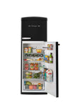 Unique 310L Matte Black Top Mount Refrigerator