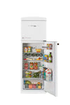 Unique 310L Marshmallow White Top Mount Refrigerator