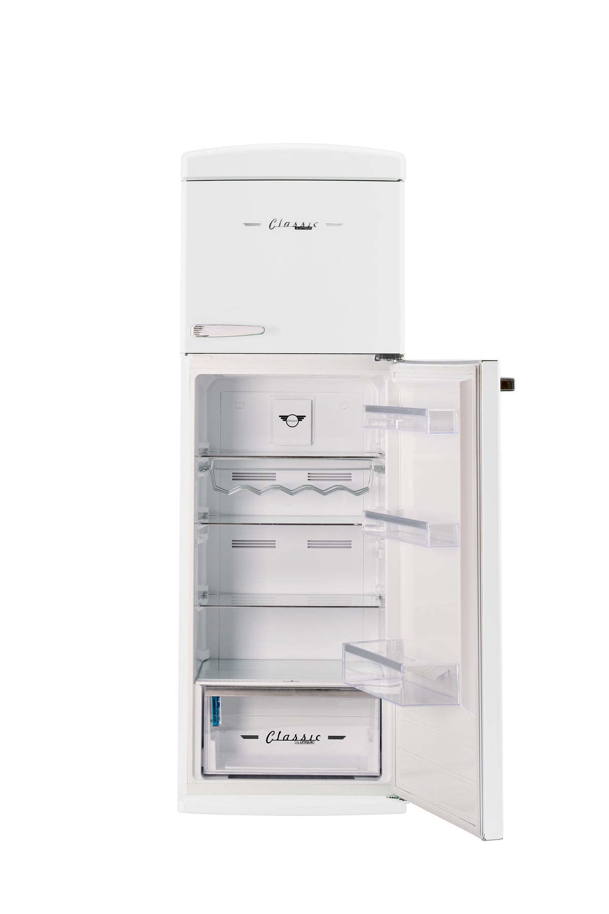 Unique 310L Marshmallow White Top Mount Refrigerator