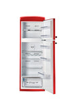 Unique 310L Candy Apple Red Top Mount Refrigerator