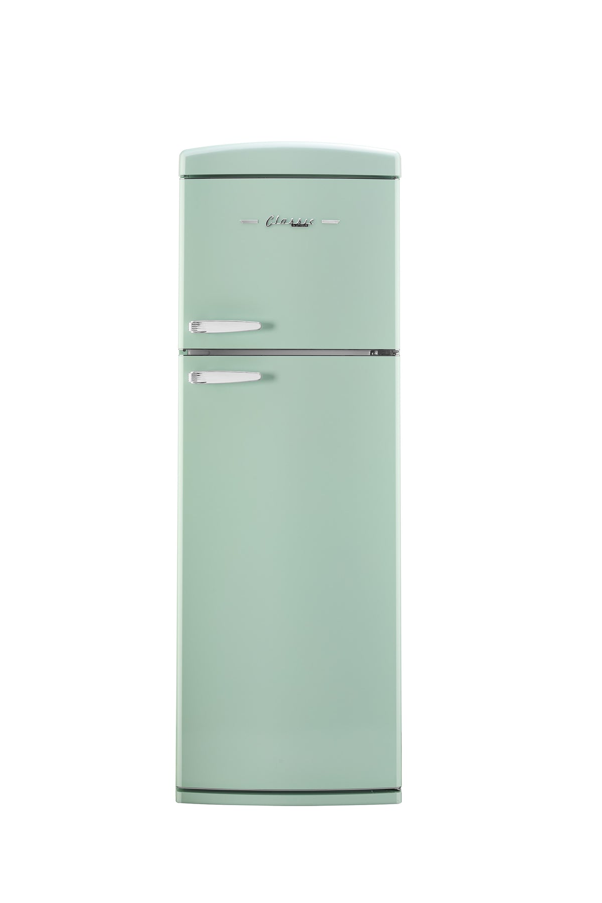 Unique 310L Summer Mint Green Top Mount Refrigerator