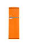 Unique 310L Creamsicle Orange Top Mount Refrigerator