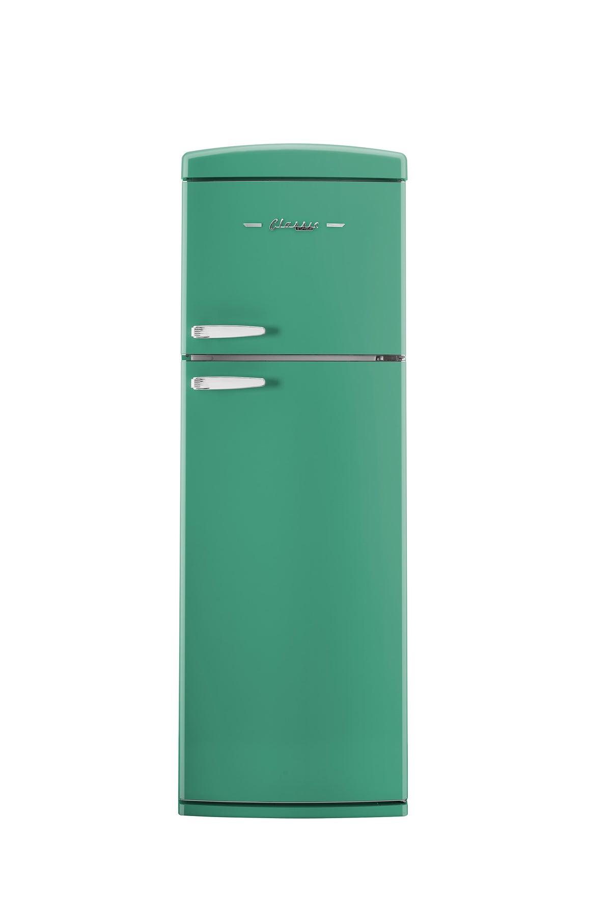 Unique 310L Ocean Mist Turquoise Top Mount Refrigerator