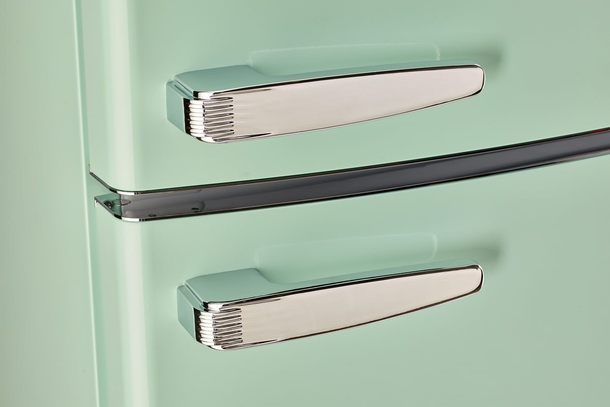 Unique 310L Summer Mint Green Top Mount Refrigerator