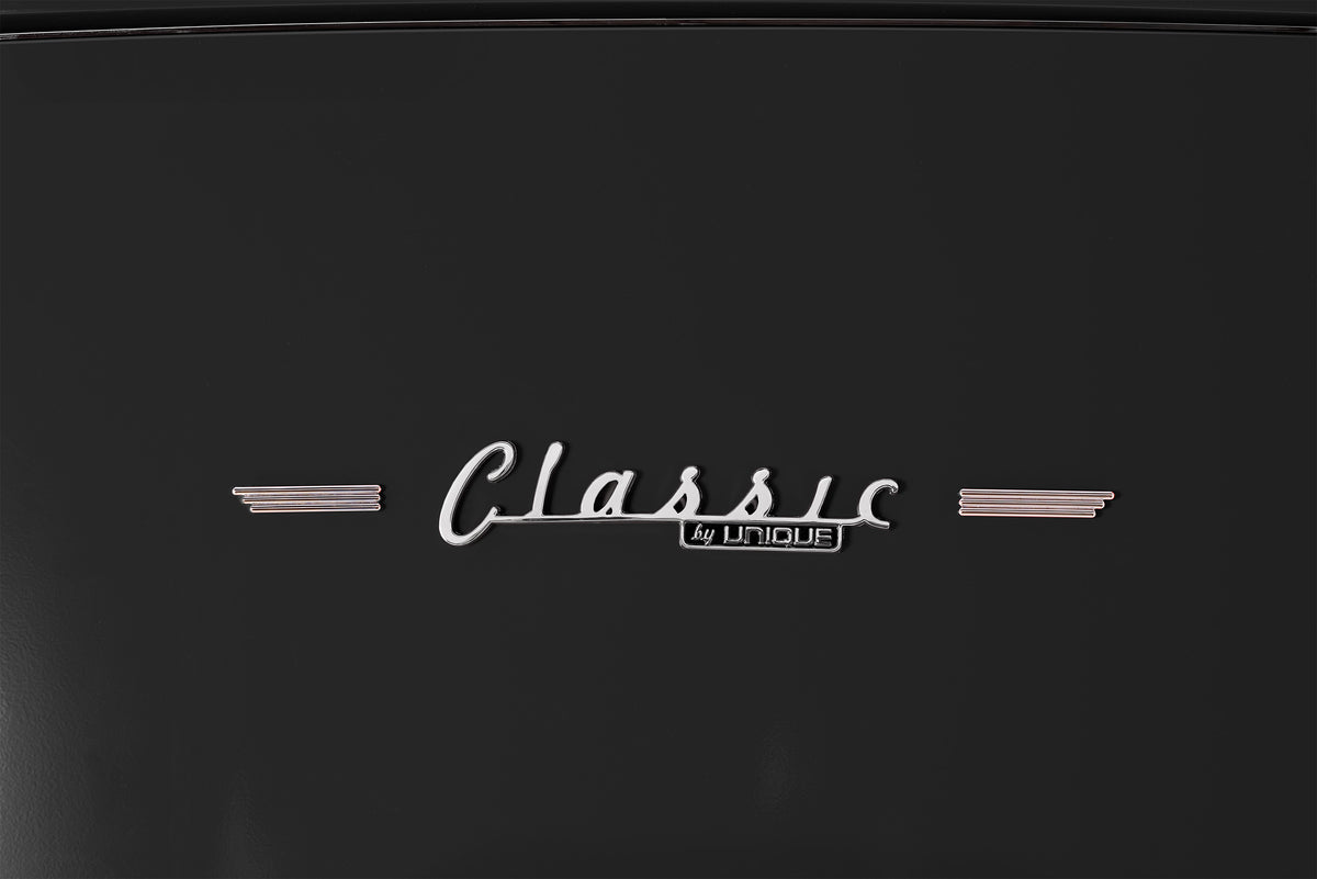 Unique 310L Matte Black Top Mount Refrigerator