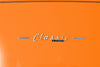Unique 310L Creamsicle Orange Top Mount Refrigerator